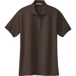Port Authority® Ladies Silk Touch™ Polo - Coffee Bean Brown Port Authority® Ladies Silk Touch™ Polo - Coffee Bean Brown