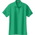 Port Authority® Ladies Silk Touch™ Polo - Court Green Port Authority® Ladies Silk Touch™ Polo - Court Green