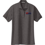 Port Authority® Ladies Silk Touch™ Polo - Charcoal Grey Heather Port Authority® Ladies Silk Touch™ Polo - Charcoal Grey Heather