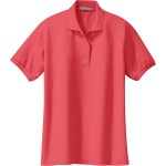 Port Authority® Ladies Silk Touch™ Polo - Hibiscus Pink Port Authority® Ladies Silk Touch™ Polo - Hibiscus Pink