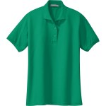 Port Authority® Ladies Silk Touch™ Polo - Kelly Green Port Authority® Ladies Silk Touch™ Polo - Kelly Green