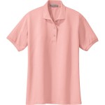 Port Authority® Ladies Silk Touch™ Polo - Light Pink Port Authority® Ladies Silk Touch™ Polo - Light Pink