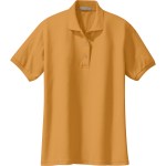 Port Authority® Ladies Silk Touch™ Polo - Gold Port Authority® Ladies Silk Touch™ Polo - Gold