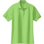 Port Authority® Ladies Silk Touch™ Polo - Lime Green Port Authority® Ladies Silk Touch™ Polo - Lime Green