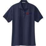 Port Authority® Ladies Silk Touch™ Polo - Navy Blue Port Authority® Ladies Silk Touch™ Polo - Navy Blue