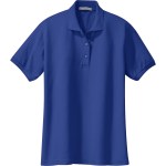 Port Authority® Ladies Silk Touch™ Polo - Royal Blue Port Authority® Ladies Silk Touch™ Polo - Royal Blue