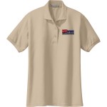 Port Authority® Ladies Silk Touch™ Polo - Stone Beige Port Authority® Ladies Silk Touch™ Polo - Stone Beige