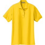 Port Authority® Ladies Silk Touch™ Polo - Sun Flower Port Authority® Ladies Silk Touch™ Polo - Sun Flower