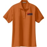 Port Authority® Ladies Silk Touch™ Polo - Texas Orange Port Authority® Ladies Silk Touch™ Polo - Texas Orange