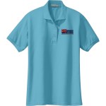 Port Authority® Ladies Silk Touch™ Polo - Maui Blue Port Authority® Ladies Silk Touch™ Polo - Maui Blue