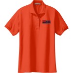 Port Authority® Ladies Silk Touch™ Polo - Orange Port Authority® Ladies Silk Touch™ Polo - Orange