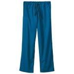 Fundamentals Unisex Full Drawstring Elastic Back Pant - Caribbean Blue Fundamentals Unisex Full Drawstring Elastic Back Pant - Caribbean Blue