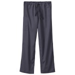 Fundamentals Unisex Full Drawstring Elastic Back Pant - Charcoal Gray Fundamentals Unisex Full Drawstring Elastic Back Pant - Charcoal Gray