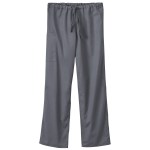 Fundamentals Unisex Full Drawstring Elastic Back Pant - Pewter Gray Fundamentals Unisex Full Drawstring Elastic Back Pant - Pewter Gray
