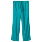 Fundamentals Unisex Full Drawstring Elastic Back Pant - Teal Green Fundamentals Unisex Full Drawstring Elastic Back Pant - Teal Green