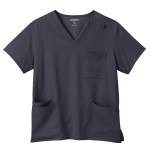 Jockey Scrubs Unisex Four Pocket Top - charcoal- Jockey Scrubs Unisex Four Pocket Top - charcoal-
