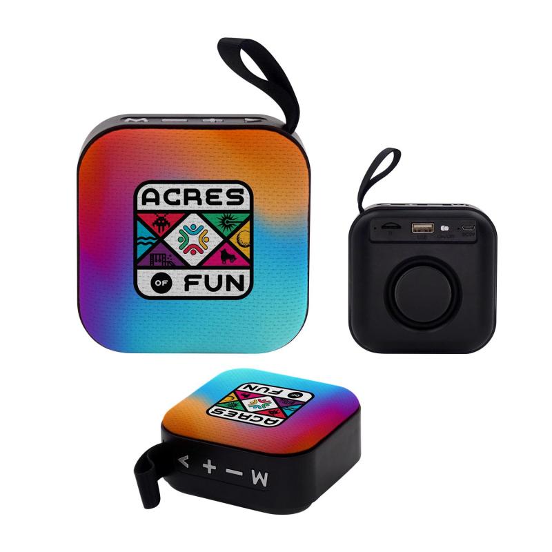 Full Color Square Bluetooth Speaker 1 Full Color Square Bluetooth Speaker 1