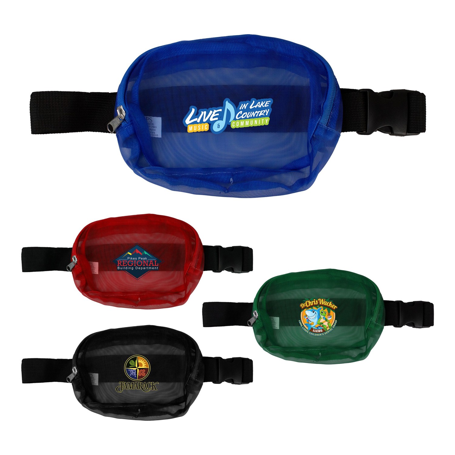 Recycled Mesh Fanny Pack 1