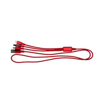 3' Metallic 3-in-1 Cable with Type C USB 1