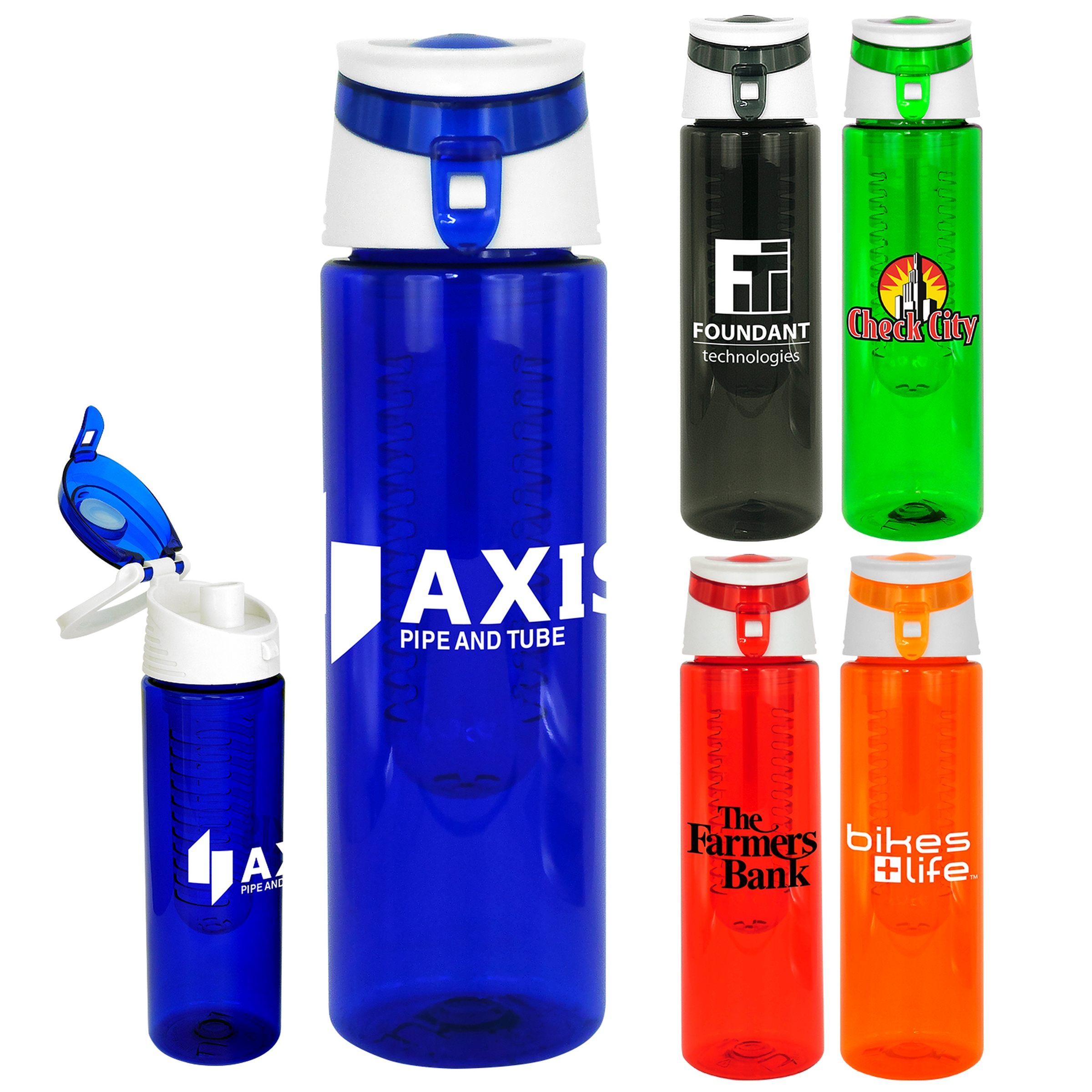 Trendy 24 oz. Colorful Bottle with Infuser 1