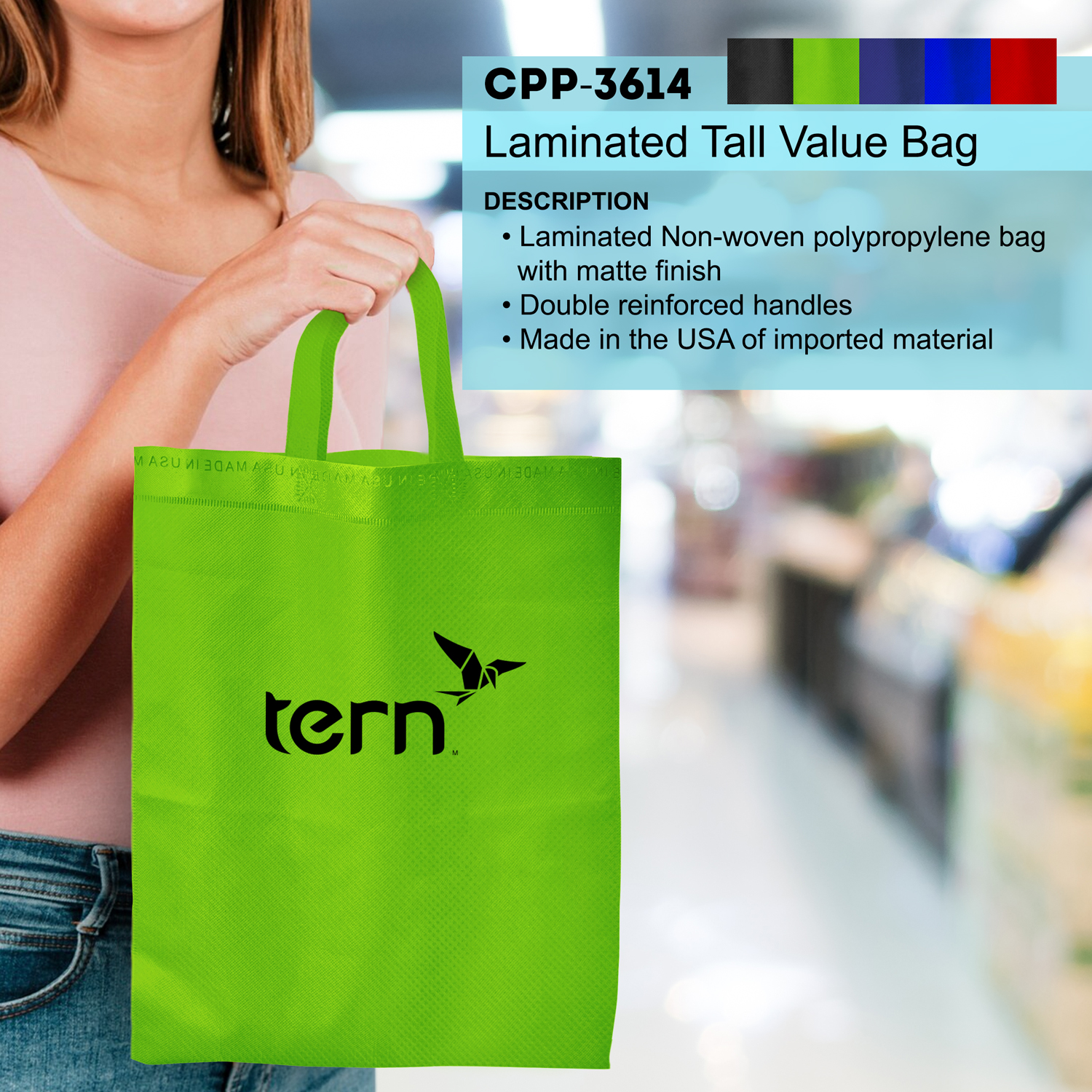 Laminated Tall Value Bag 1