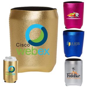 Full Color Metallic Neoprene Can Holder 1 Full Color Metallic Neoprene Can Holder 1