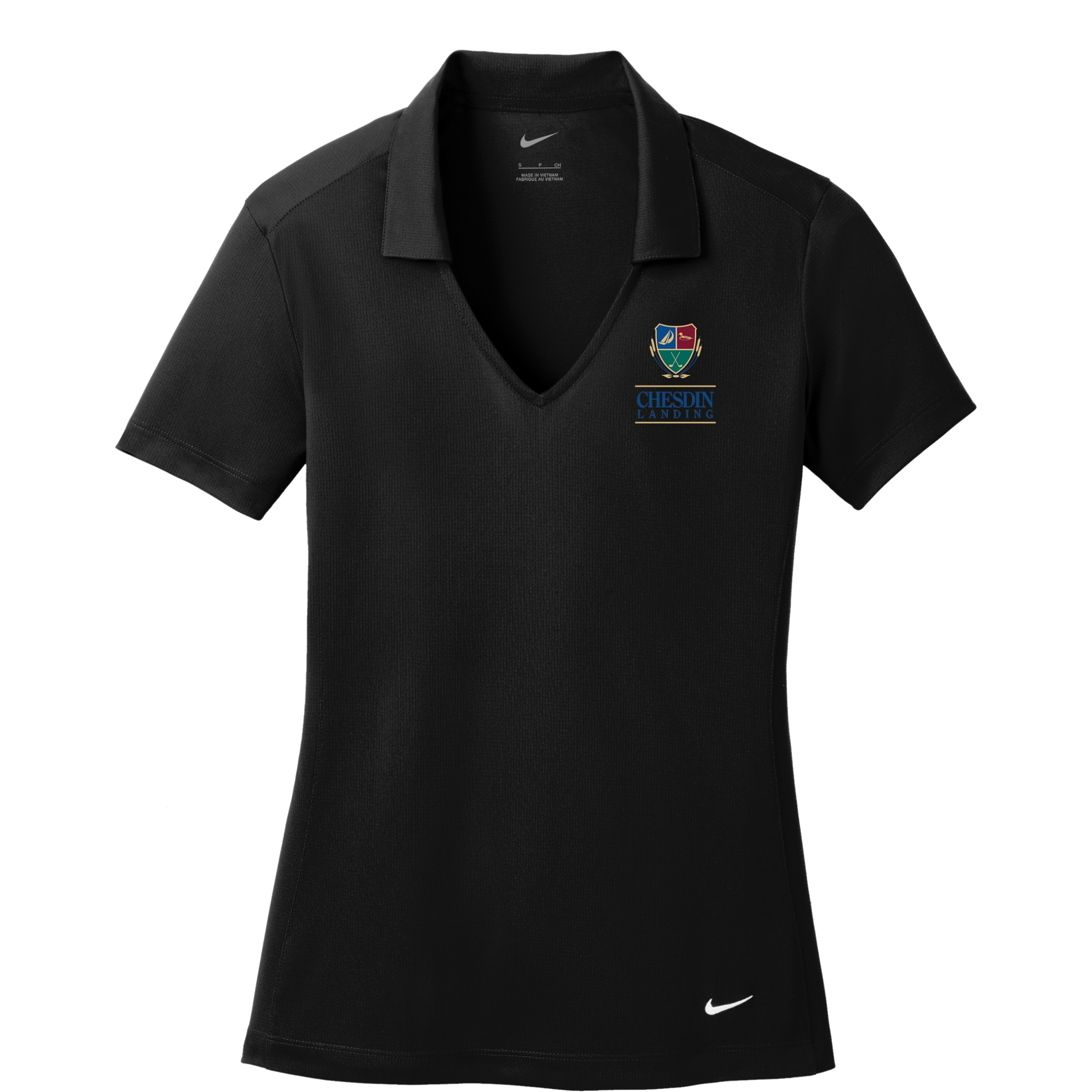 Nike® Ladies Dri-FIT Vertical Mesh Polo 2