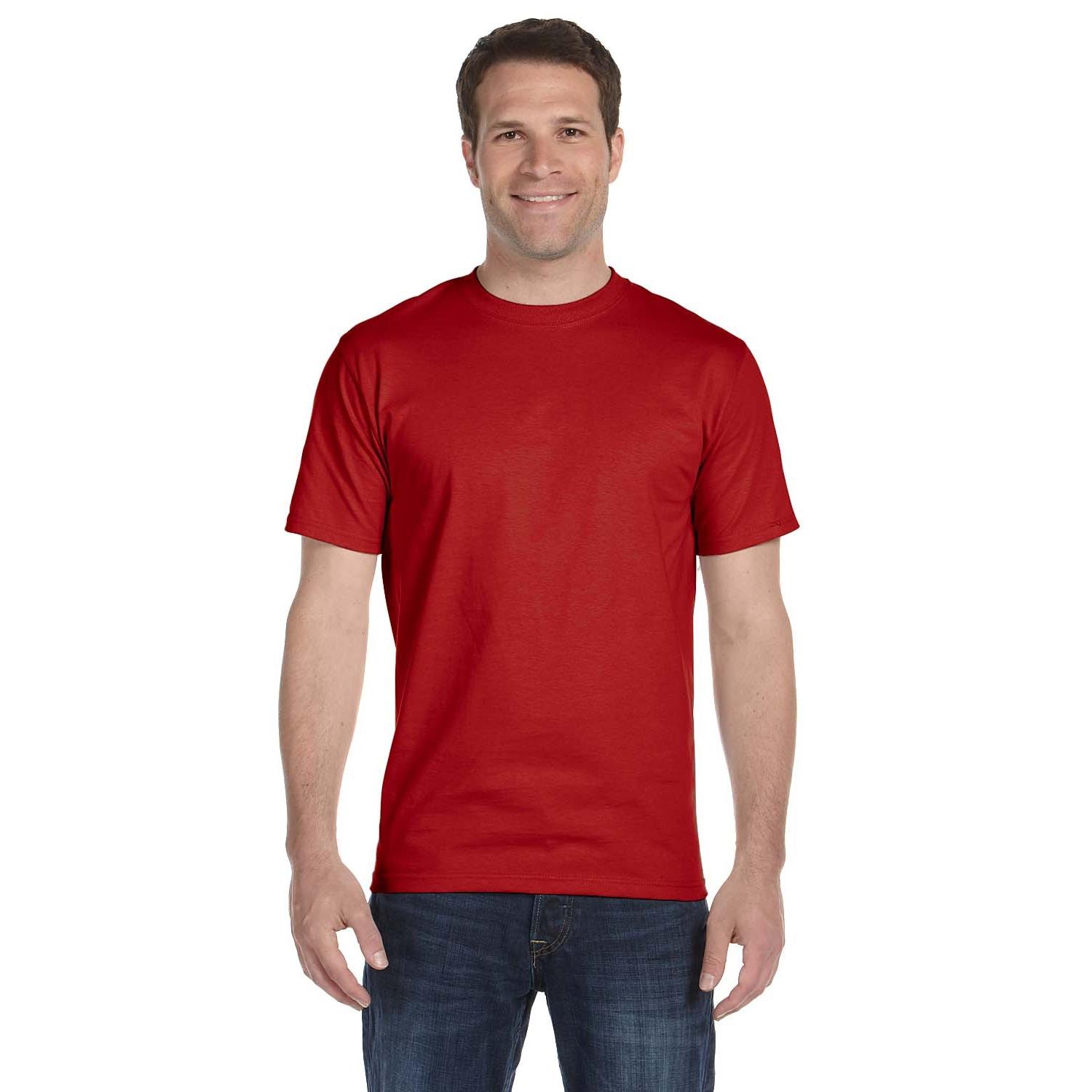 Hanes® Adult 5.2 oz ComfortSoft Cotton T-Shirt 1