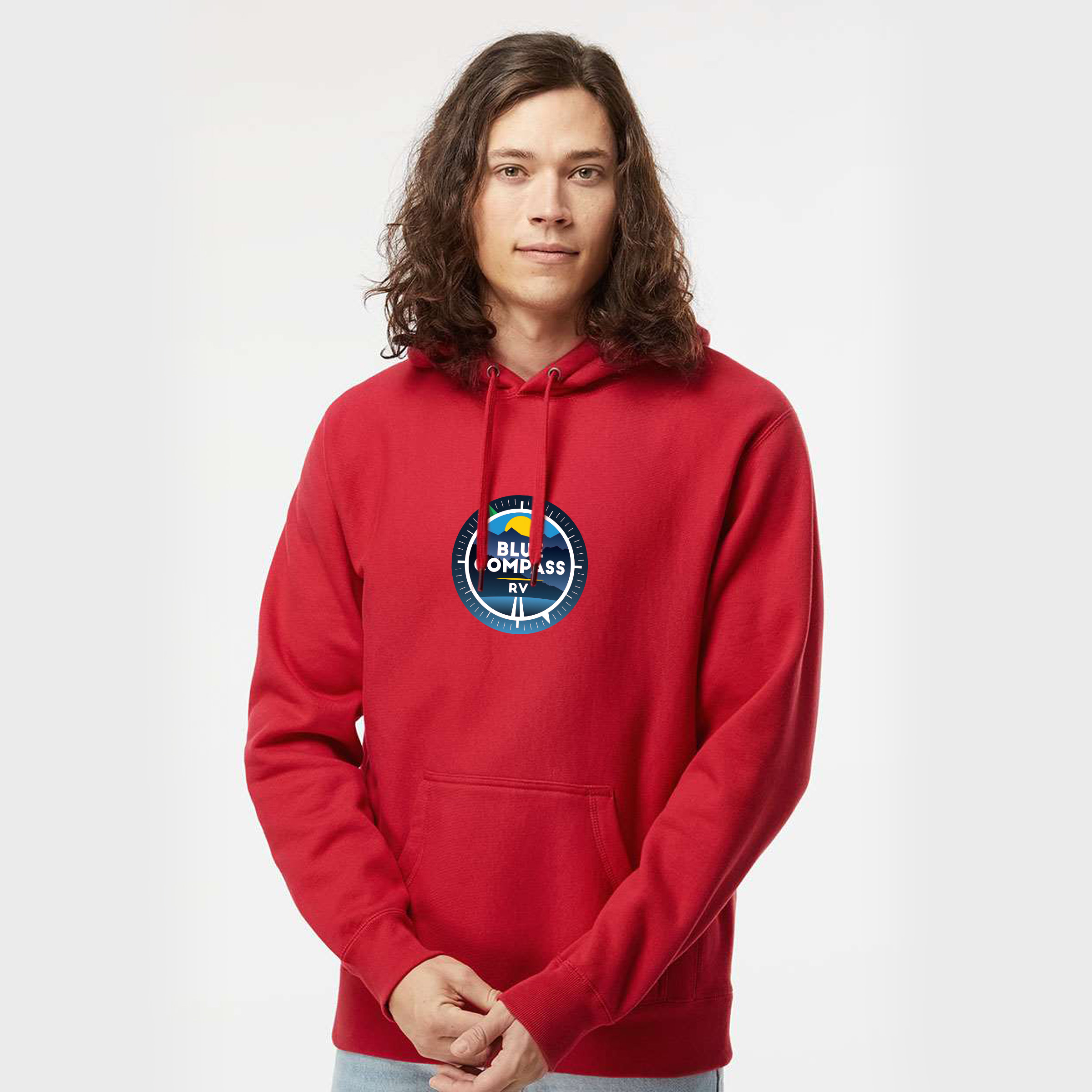 LEGEND MENS PREMIUM 450gm HEAVYWEIGHT CROSS-GRAIN HOODIE 1