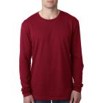 Next Level Men's Cotton Long-Sleeve Crew - Cardinal Red Next Level Men's Cotton Long-Sleeve Crew - Cardinal Red