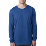 Next Level Men's Cotton Long-Sleeve Crew - Cool-Blue Next Level Men's Cotton Long-Sleeve Crew - Cool-Blue