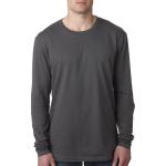 Next Level Men's Cotton Long-Sleeve Crew - Heavy Metal Gray Next Level Men's Cotton Long-Sleeve Crew - Heavy Metal Gray