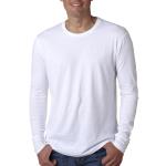 Next Level Men's Cotton Long-Sleeve Crew - White Next Level Men's Cotton Long-Sleeve Crew - White