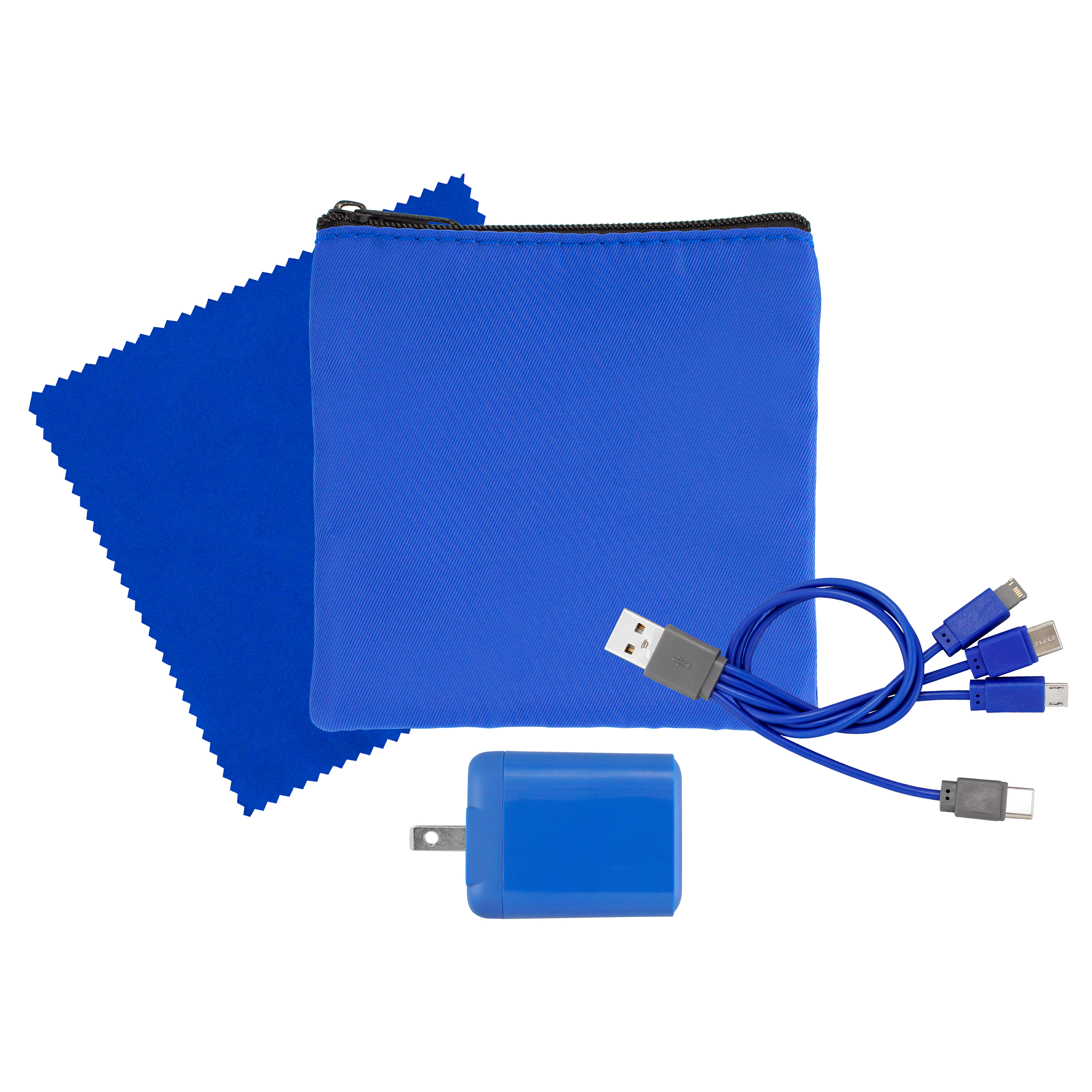 RPET Fast Charger, Cable & Cloth Kit 1
