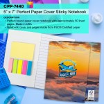 5" x 7" Perfect Paper Cover Sticky Notebook - lifestyle 5" x 7" Perfect Paper Cover Sticky Notebook - lifestyle