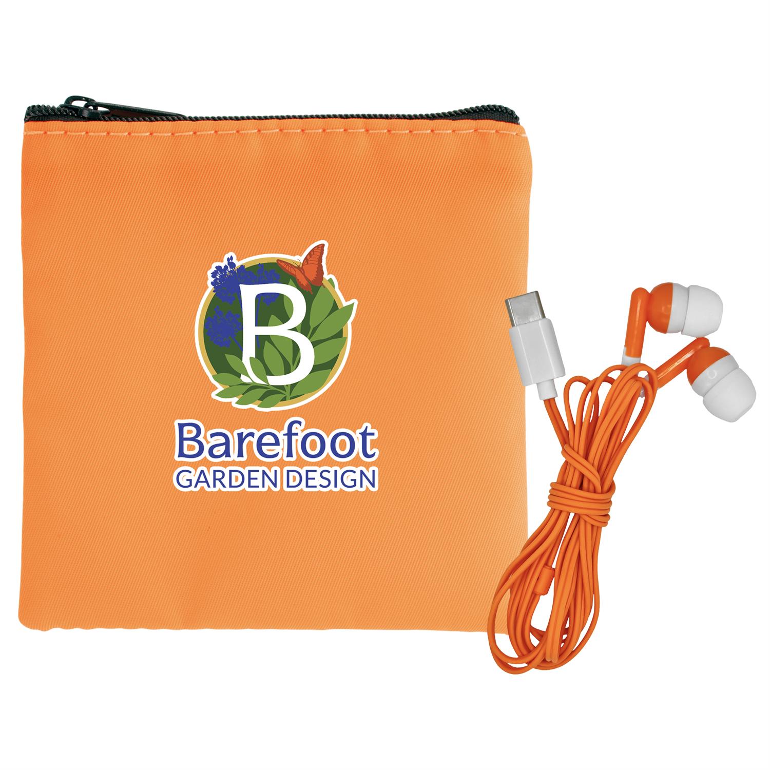 Colorful RPET Ear Bud Pouch 1