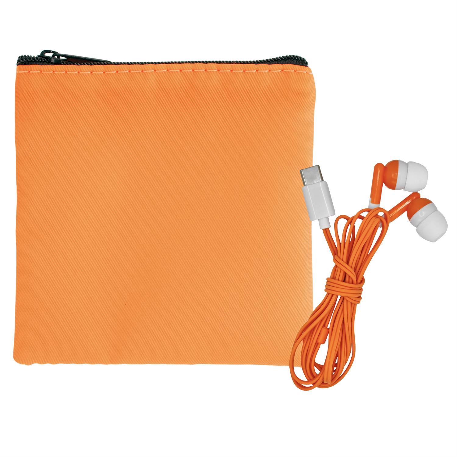 Colorful RPET Ear Bud Pouch 1