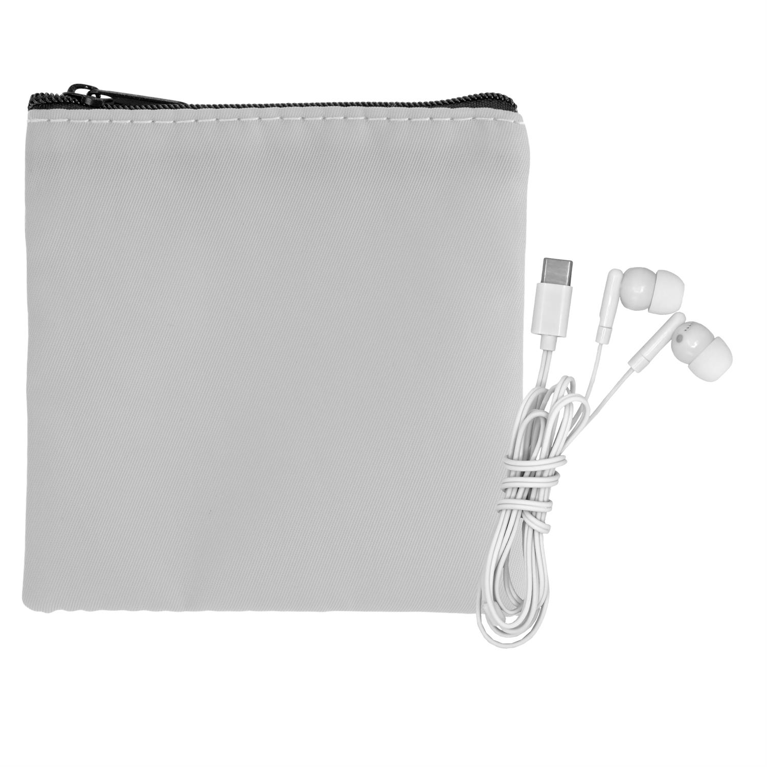 Colorful RPET Ear Bud Pouch 1