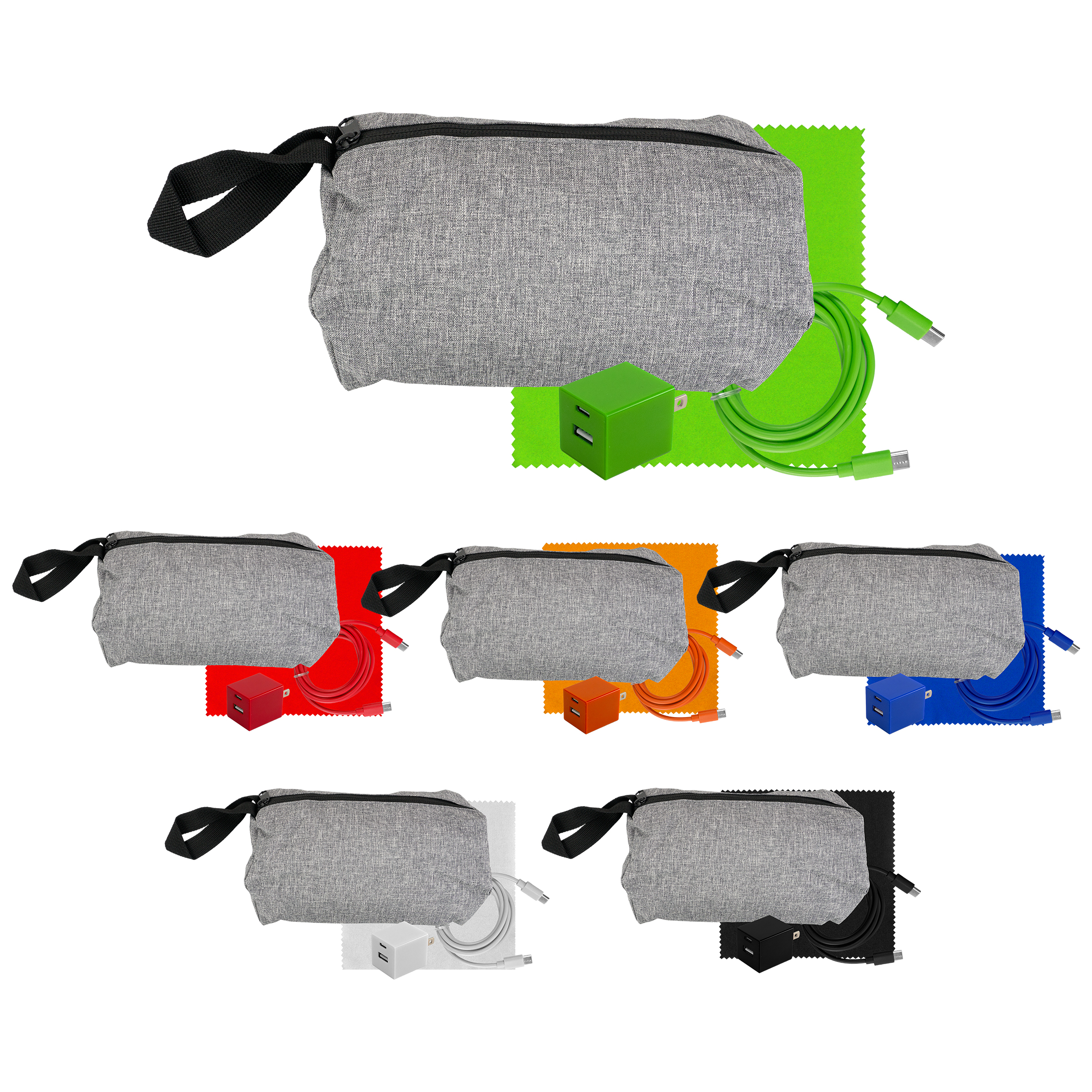 Travel A+C to C Cable, Wall & Cloth Set 1