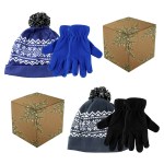 Snowflake Beanie & Gloves Gift Set 2 Snowflake Beanie & Gloves Gift Set 2