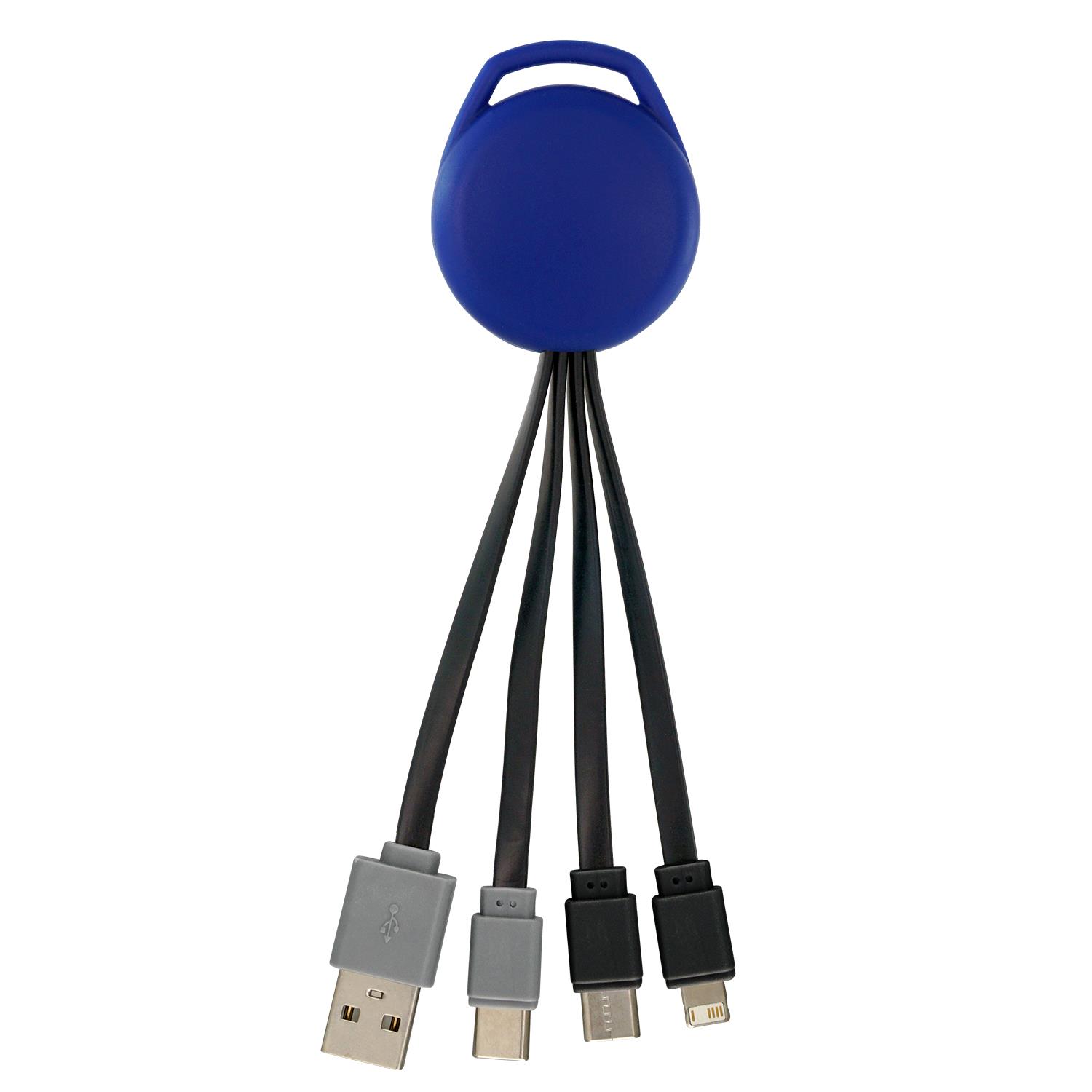 Vivid Dual Input 3-in-1 Charging Cable 1