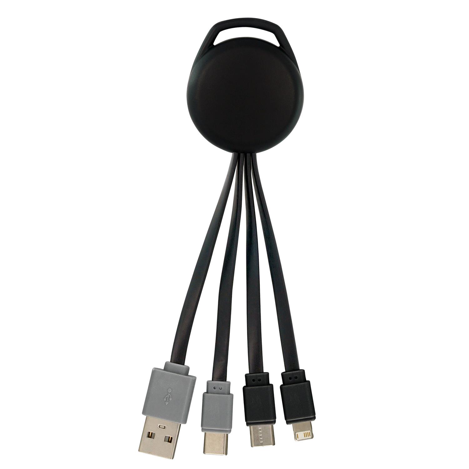 Vivid Dual Input 3-in-1 Charging Cable 1