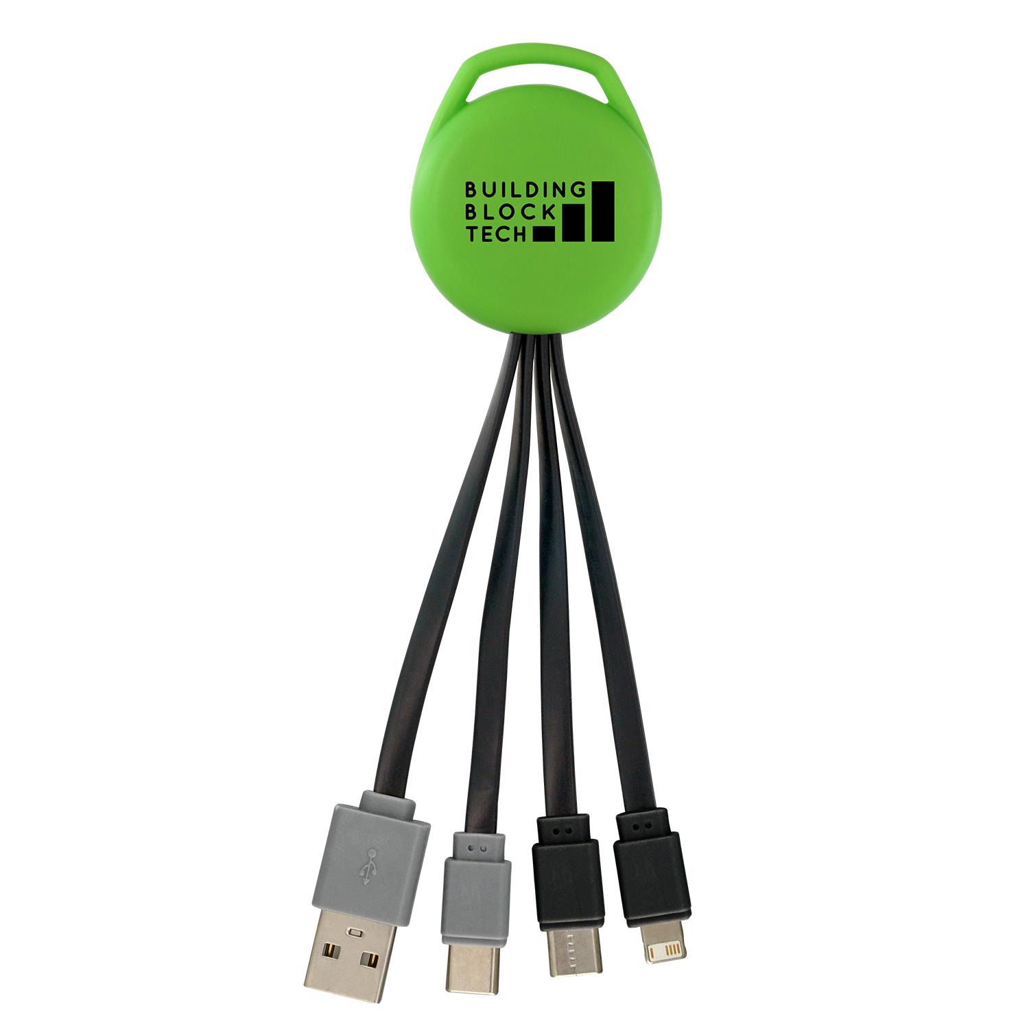 Vivid Dual Input 3-in-1 Charging Cable 1