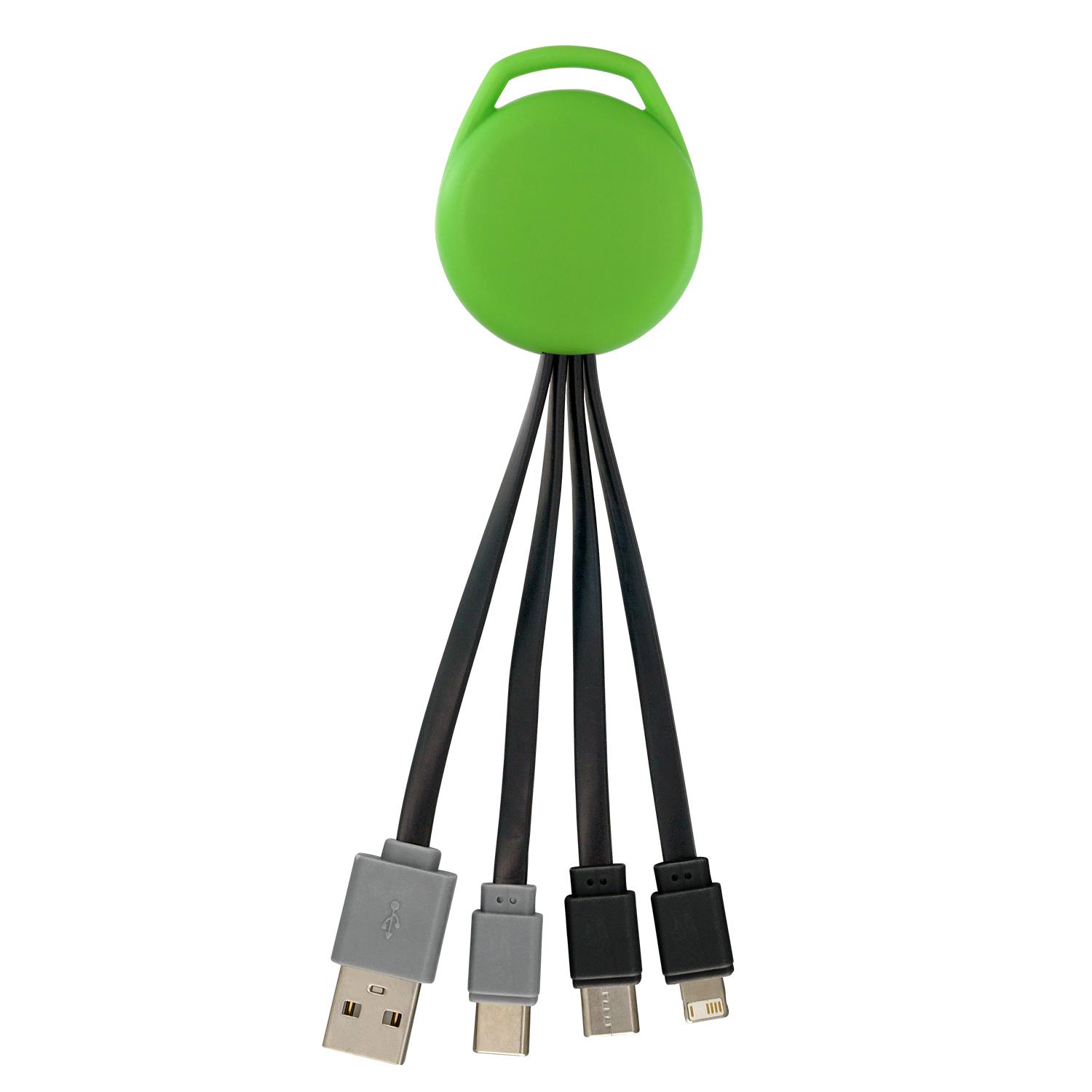 Vivid Dual Input 3-in-1 Charging Cable 1