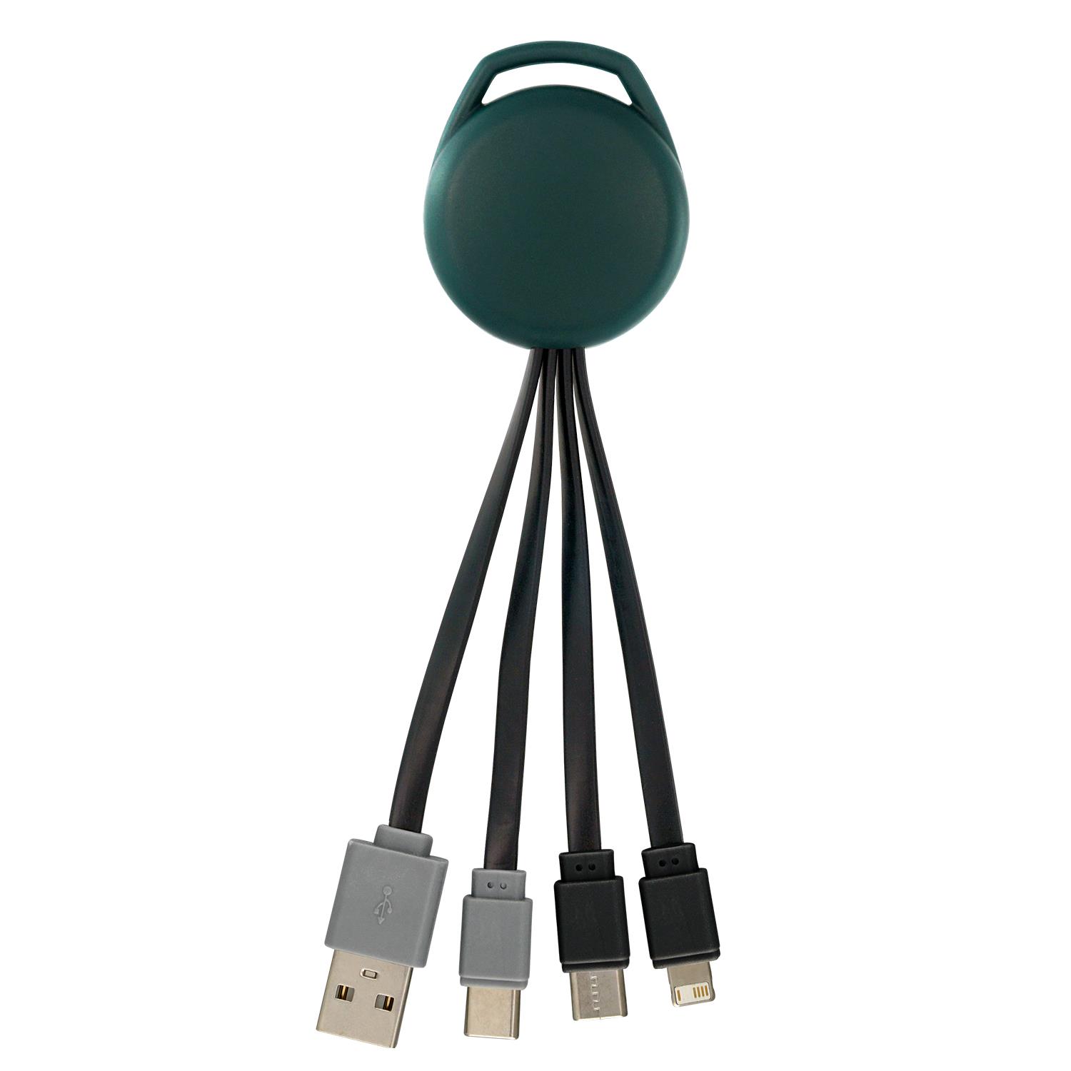 Vivid Dual Input 3-in-1 Charging Cable 1