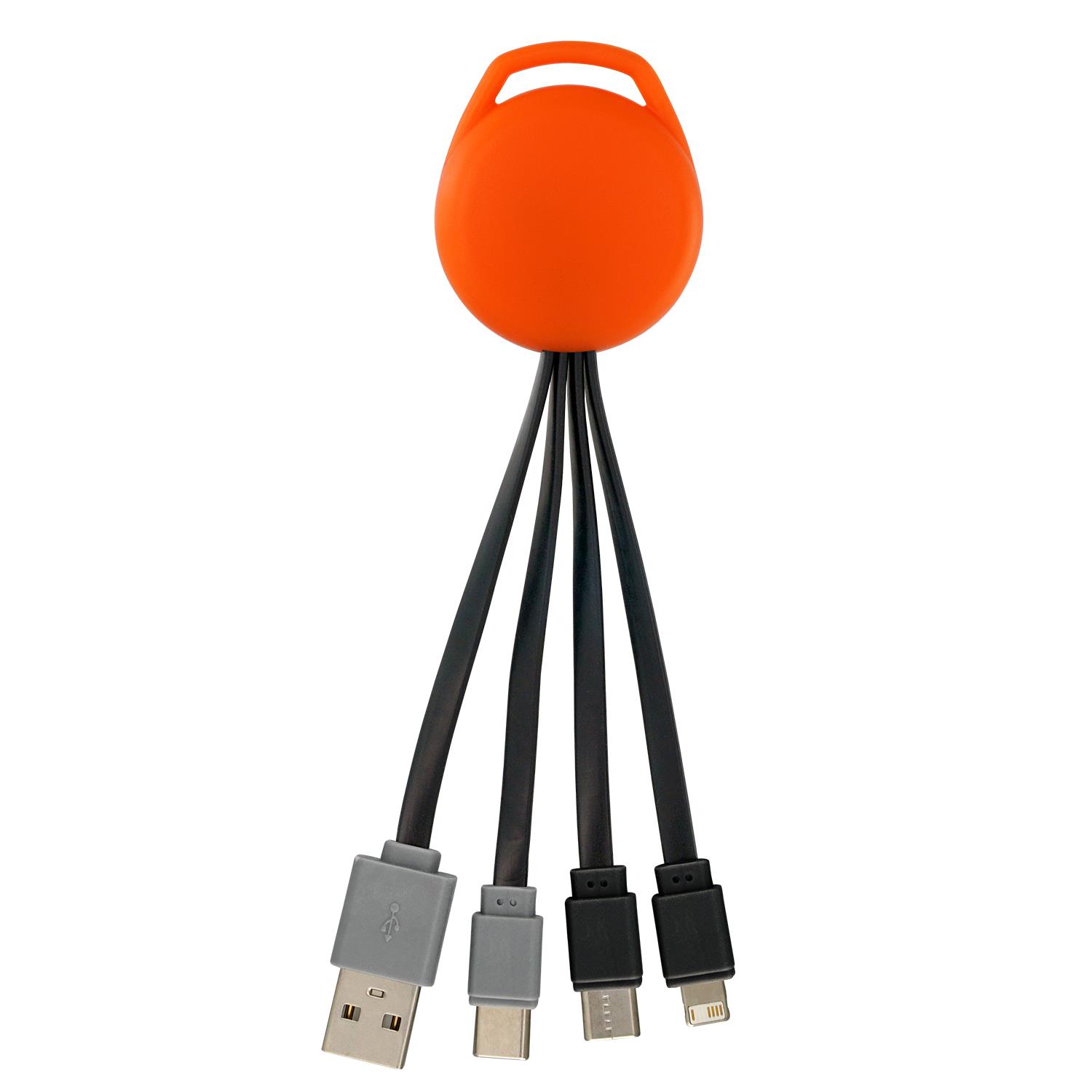 Vivid Dual Input 3-in-1 Charging Cable 1