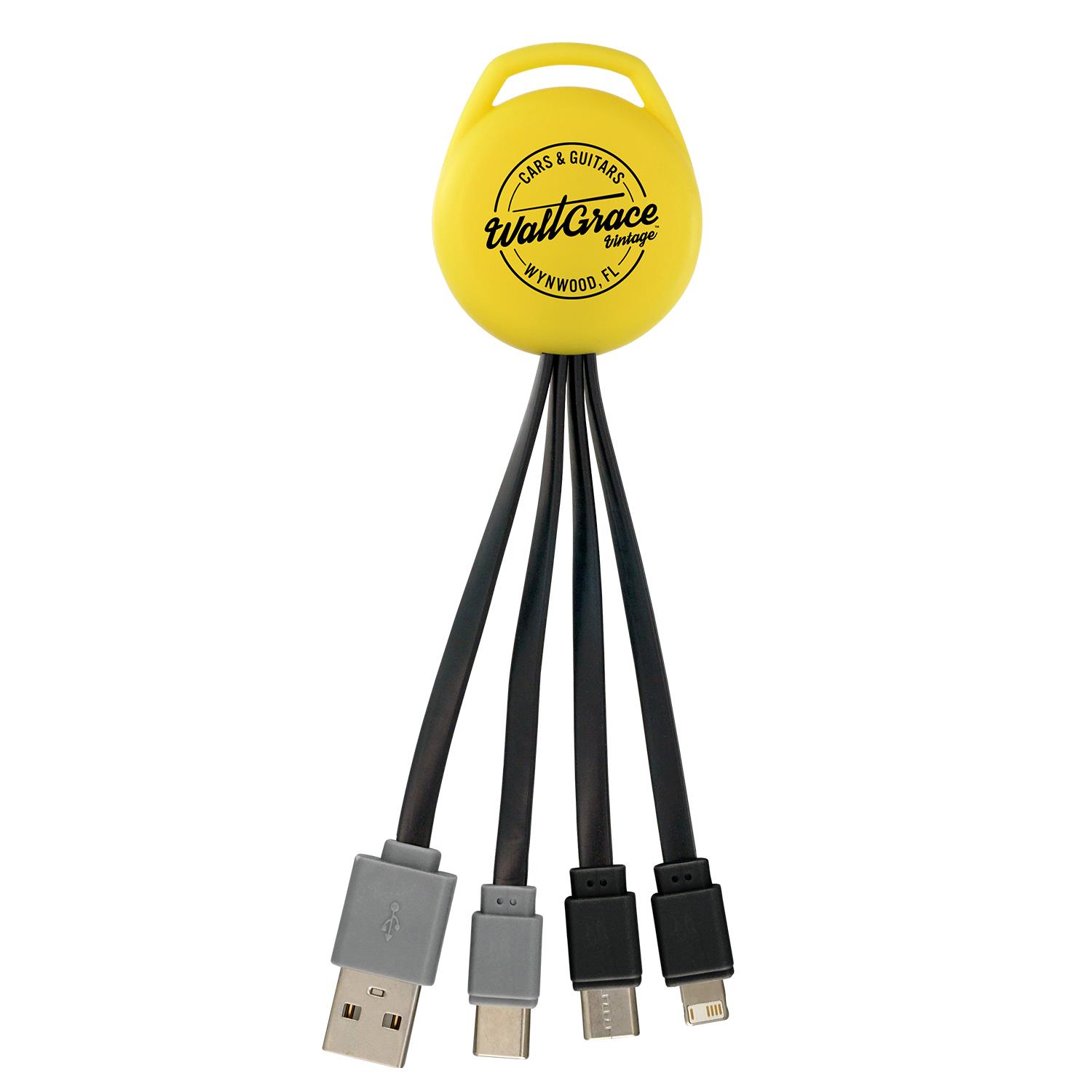 Vivid Dual Input 3-in-1 Charging Cable 1