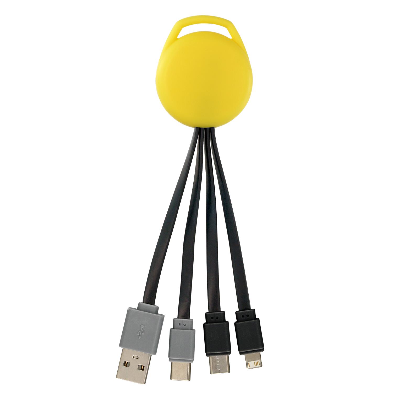 Vivid Dual Input 3-in-1 Charging Cable 1