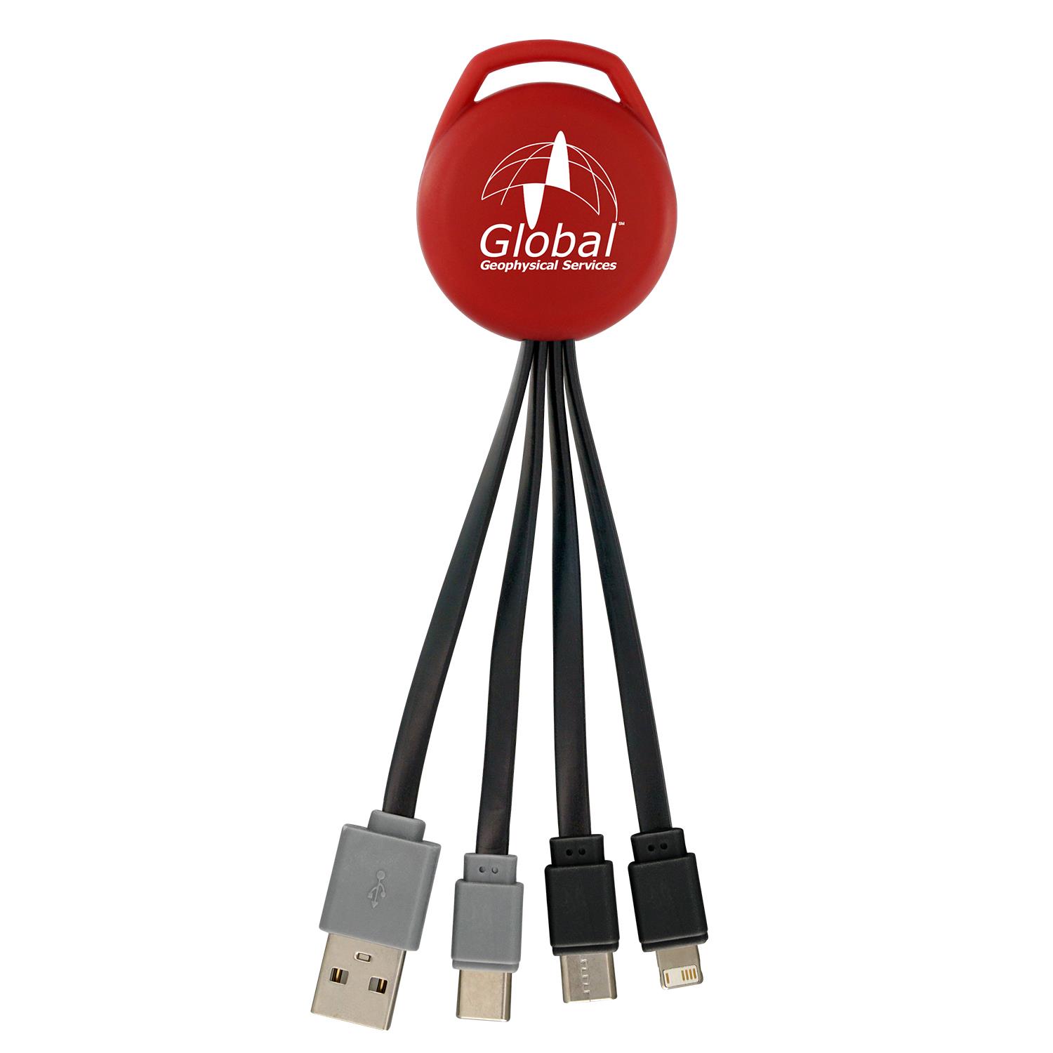Vivid Dual Input 3-in-1 Charging Cable 1