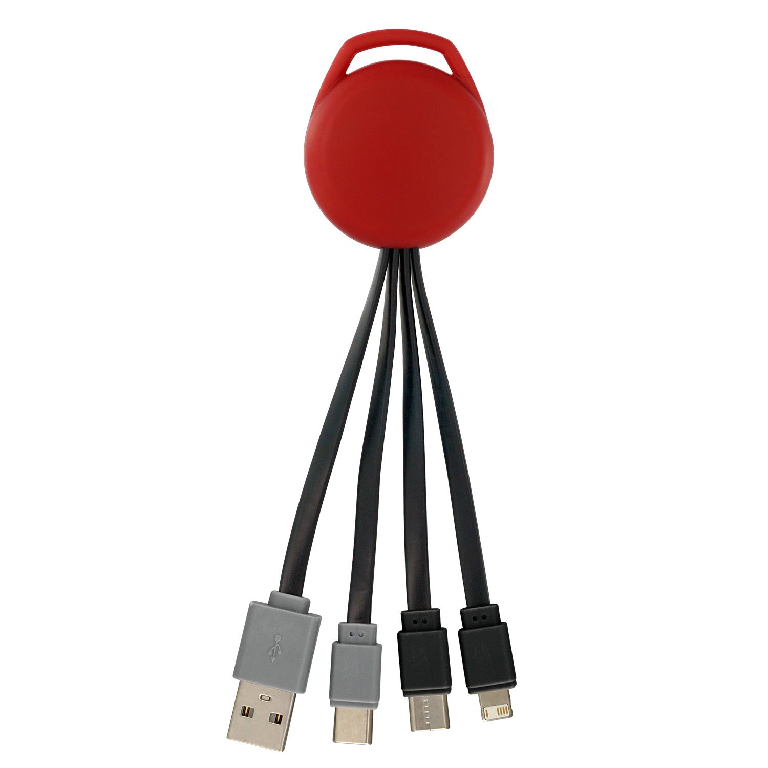 Vivid Dual Input 3-in-1 Charging Cable 1